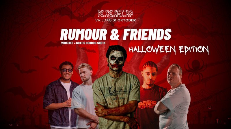 Flyer HALLOWEEN w/ RUMOUR & FRIENDS