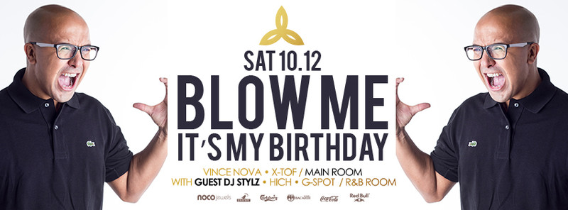 Flyer ✦ DJ Hich ✦ Blow Me, It's My Birthday ✦