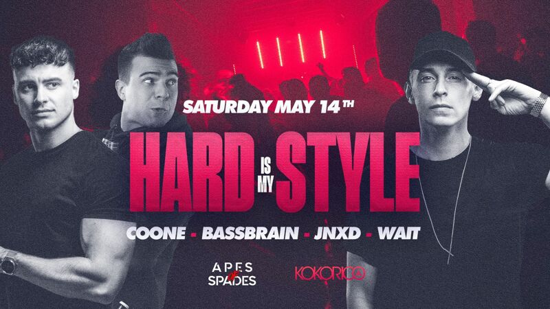 Flyer Sat 14.05 Hard Is My Style with COONE