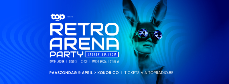 Flyer TOP Retro Arena, The Party - Easter Edition