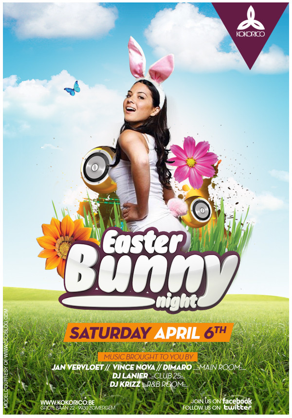 Flyer Easter Bunny Night