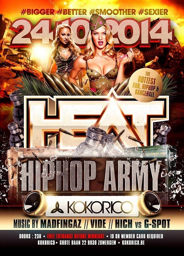 Flyer HEAT HipHop Army