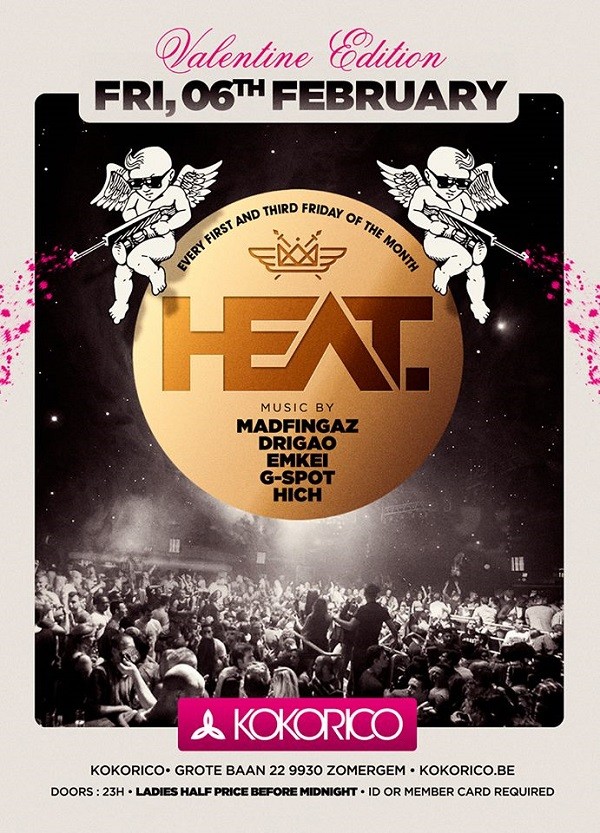 Flyer Heat Valentine edition