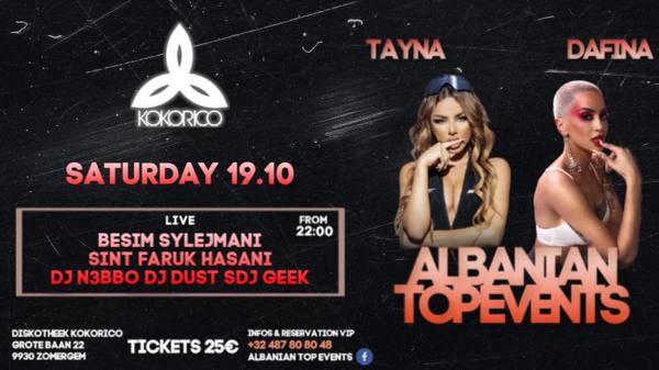 Flyer Albanian Top Events