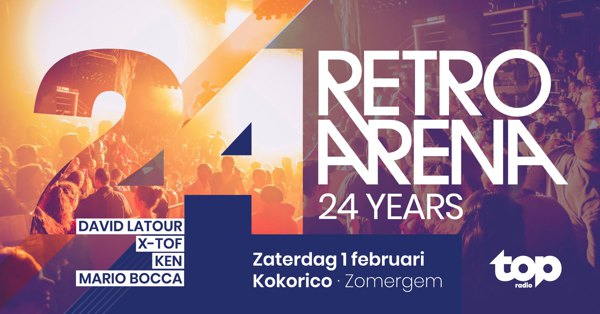 Flyer 24 years Retro Arena
